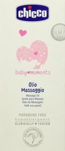 massaggio neonatale olio chicco