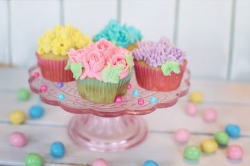 l’immagine rappresenta dei cupcackes offerti durante un gender reveal